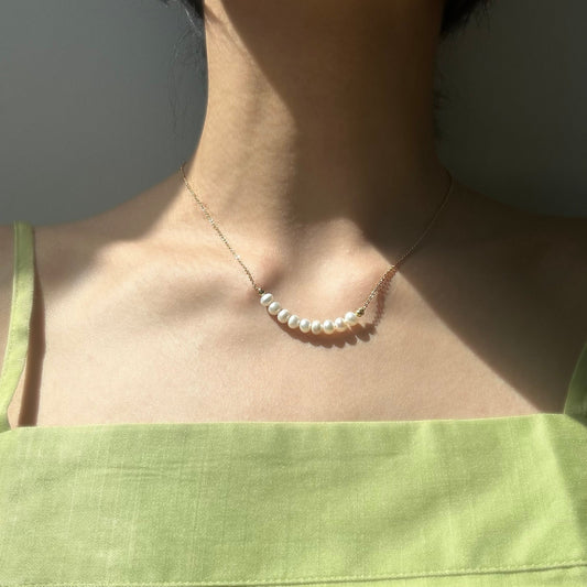 Pearl Bar Necklace