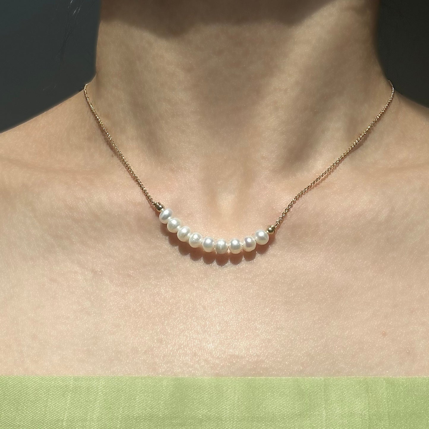 Pearl Bar Necklace