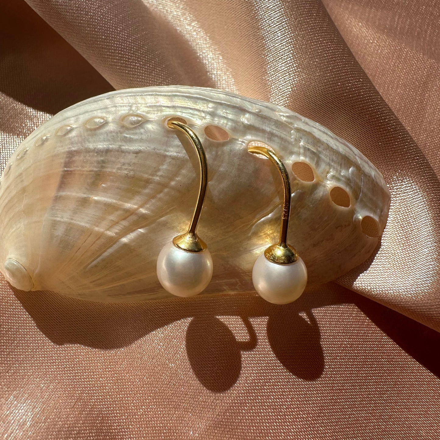 Minimalist Earrings Sterling Silver Pearl Earrings Screw back Earrings Akoya Pearl Gold Gift for her
