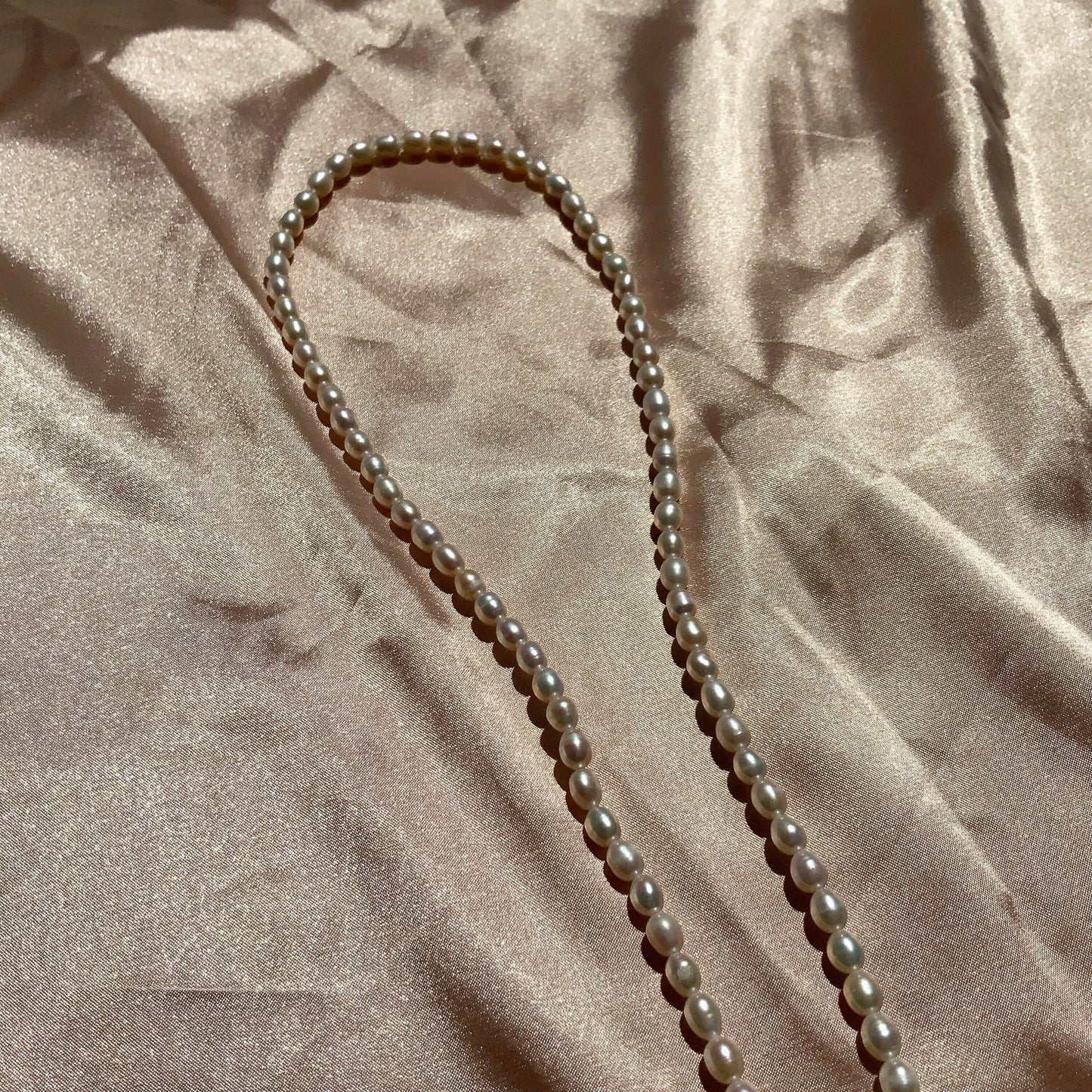 Flame Ball Pearl Gold Vermeil Statement Necklace Gift For Self Her Fully Beaded Necklace Baroque Pearl OT Clasp