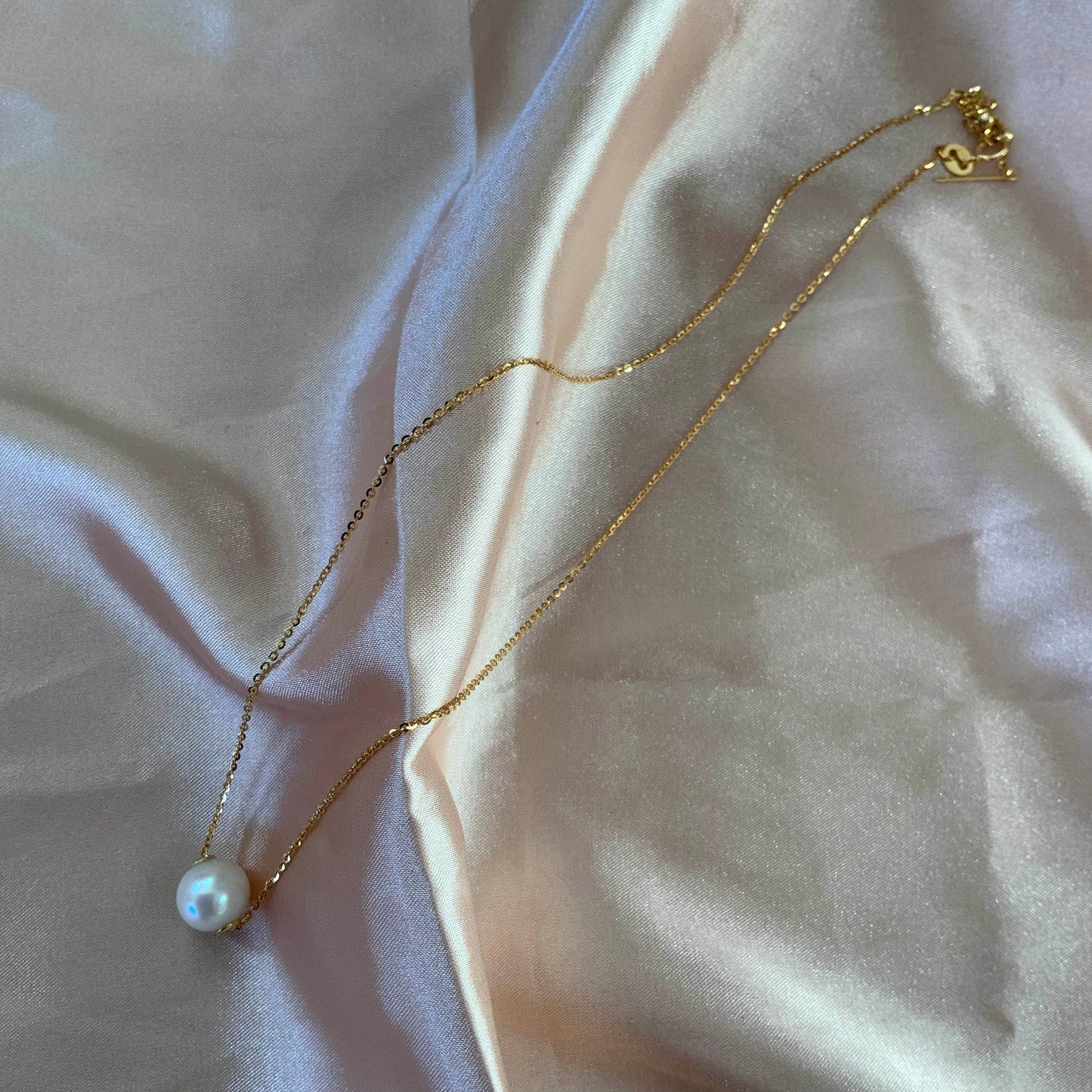 Drift Akoya Pearl Sterling Silver Necklace