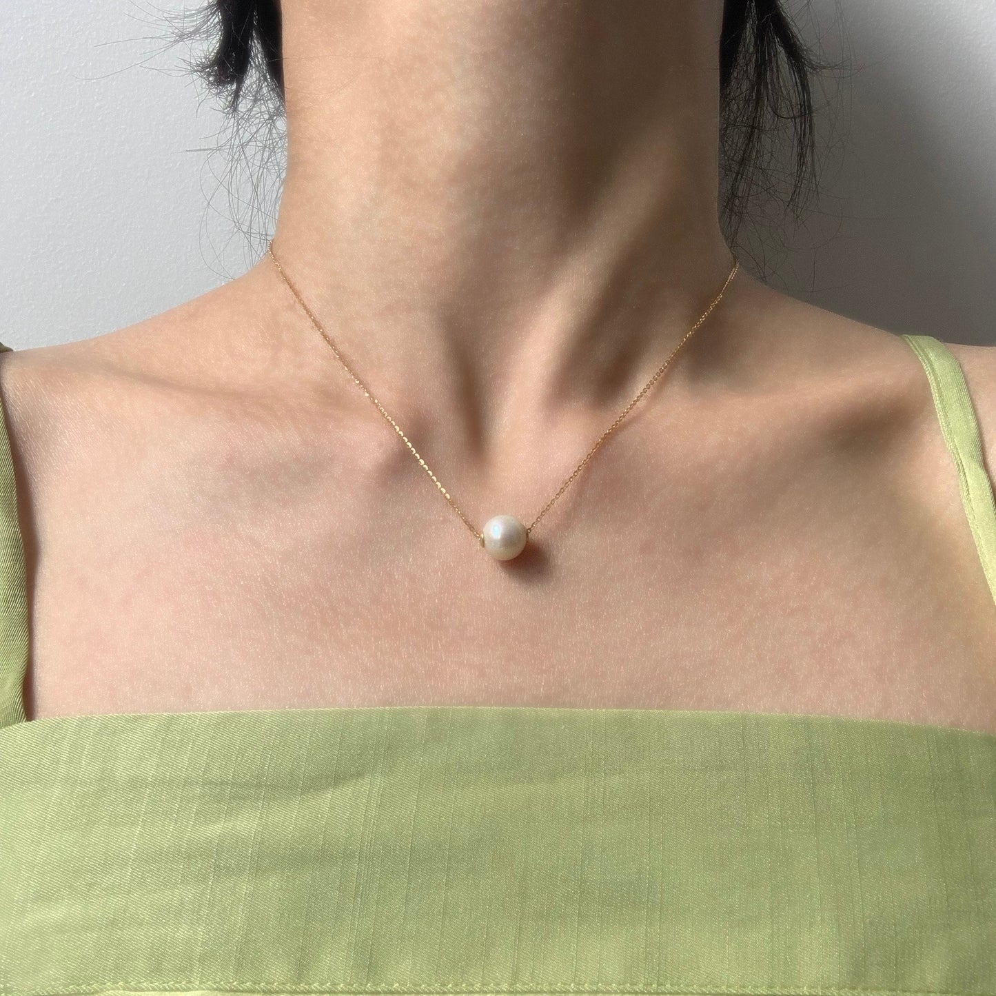 Drift Akoya Pearl Sterling Silver Necklace