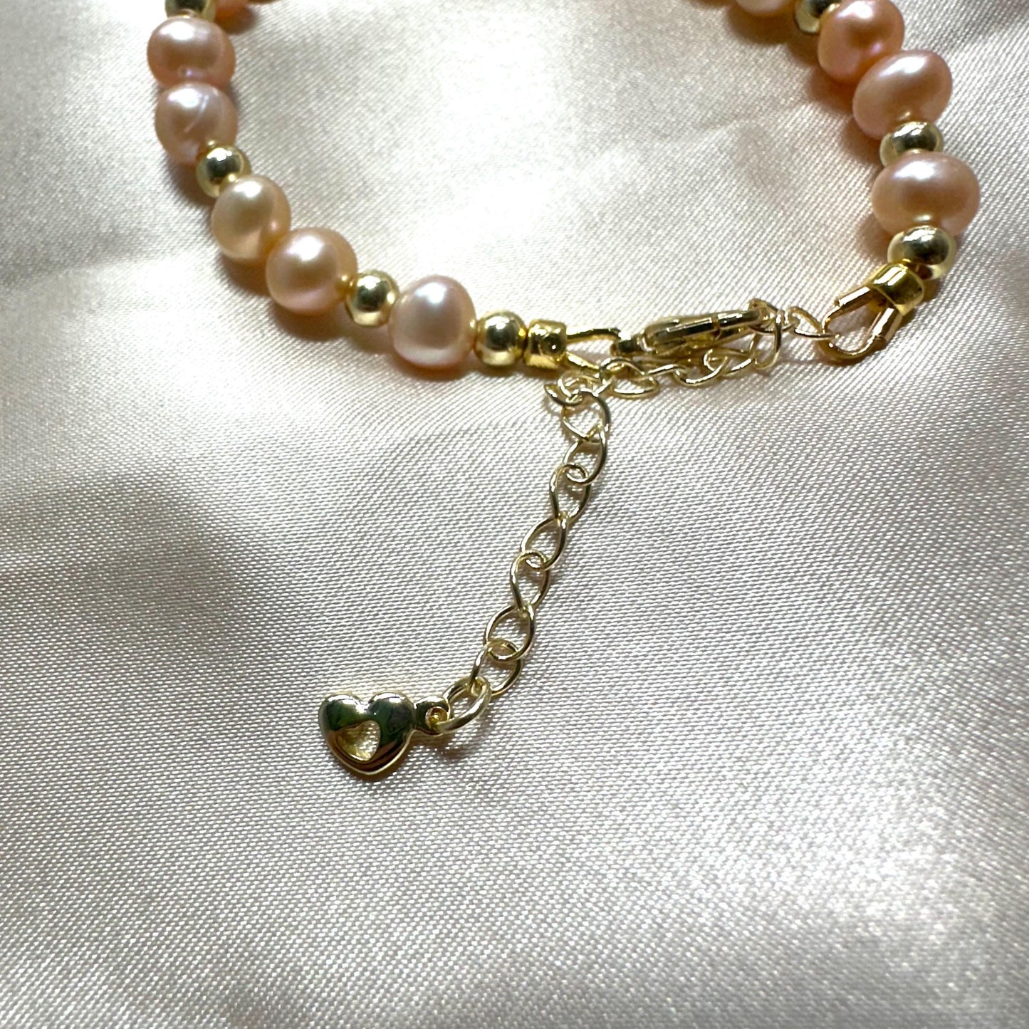 Butterfly Fully Beaded Pearl Bracelet