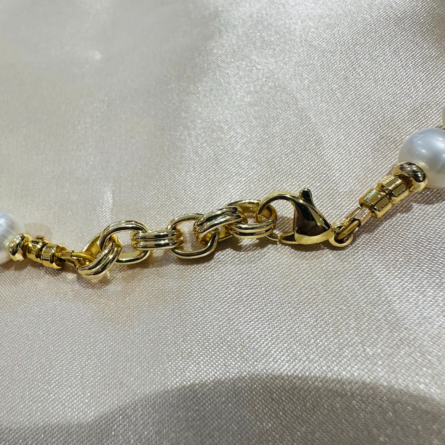 Nature Freshwater Pearl Necklace With Roman Coin Pendant Gift for her