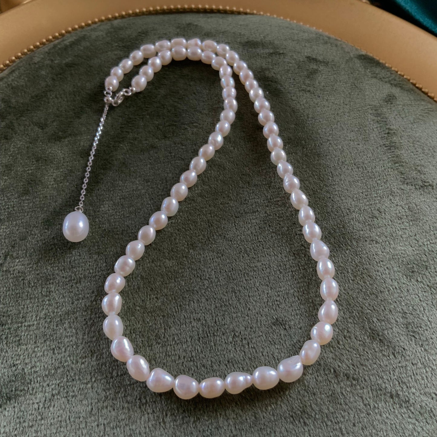 6mm Rice Pearl Strand
