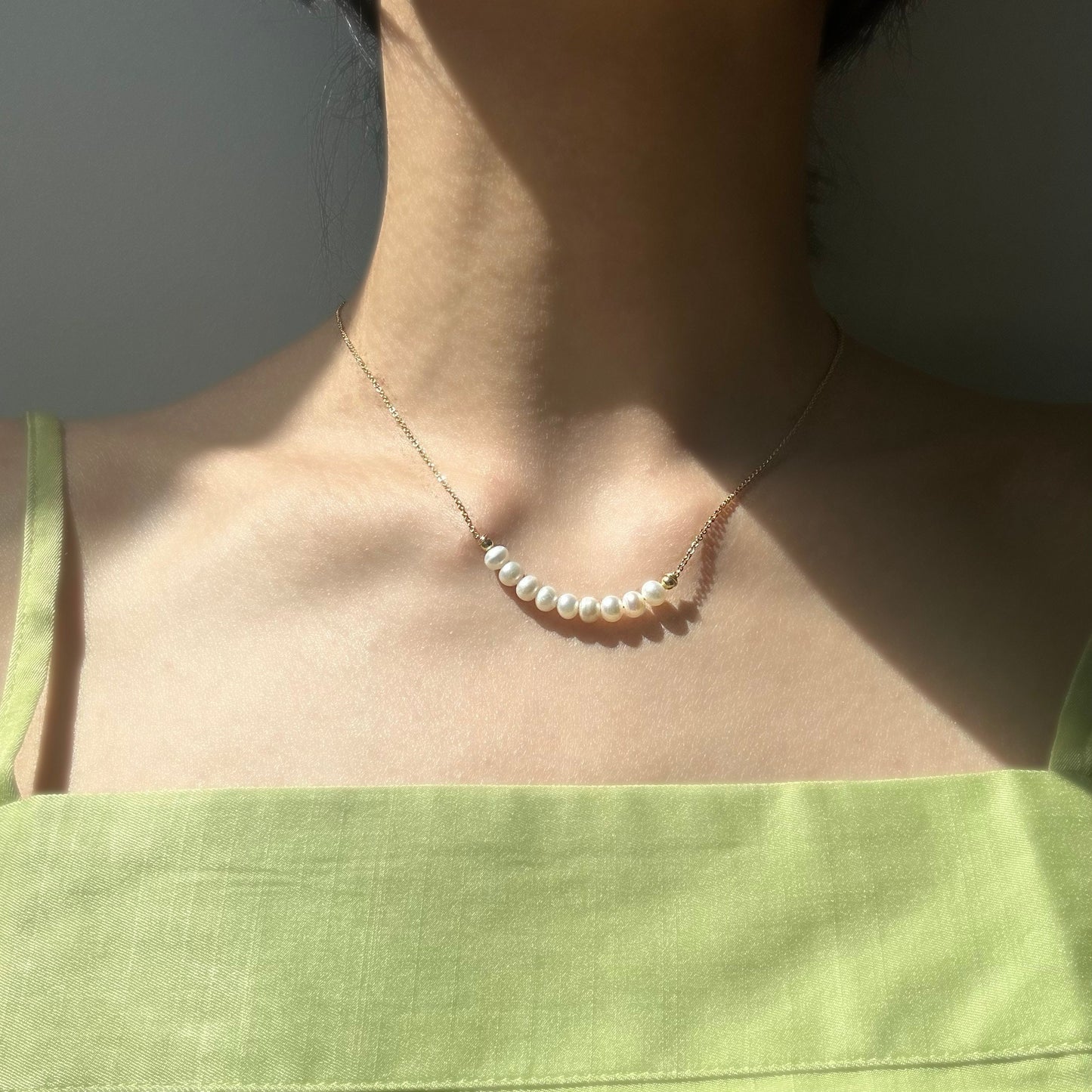 Pearl Bar Necklace