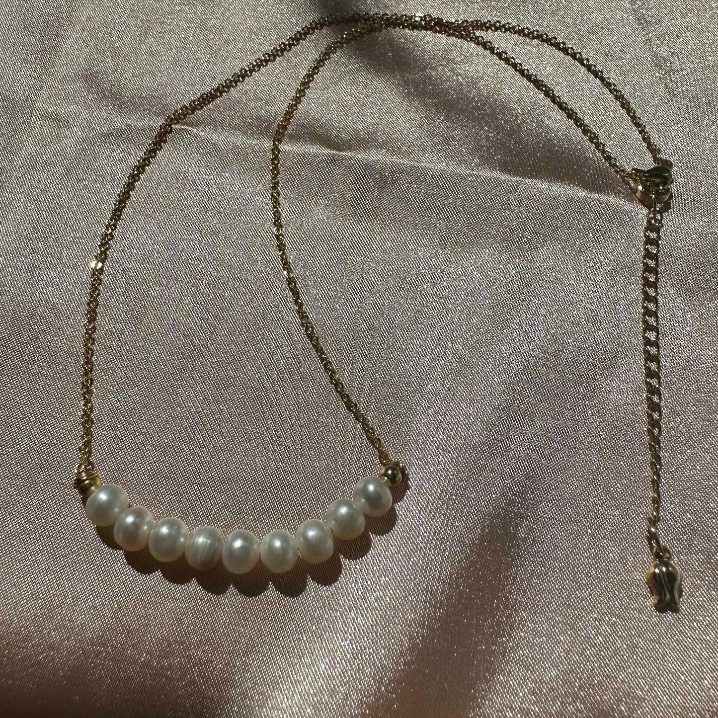 Pearl Bar Necklace