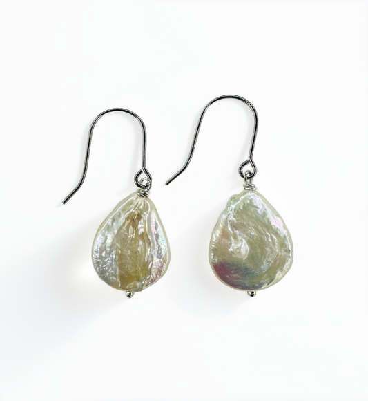 Flat Drop Pearl Drop