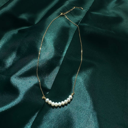 Pearl Bar Necklace