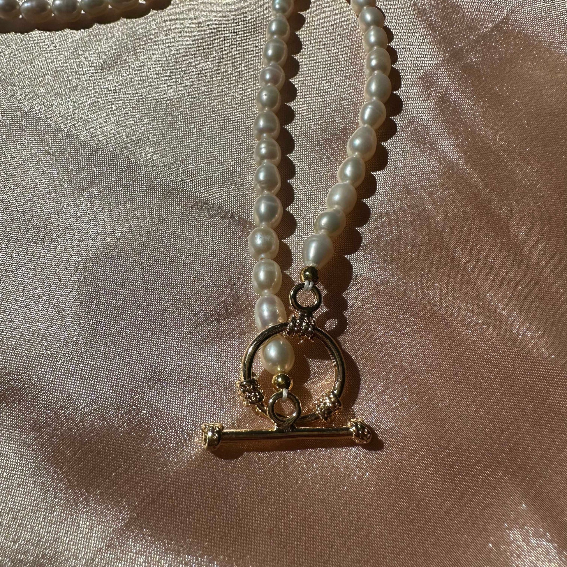 Pearl Long Strand Necklace Versatile Chocker Necklace Freshwater Pearl Necklace Fully Beaded Necklace OT Clasp