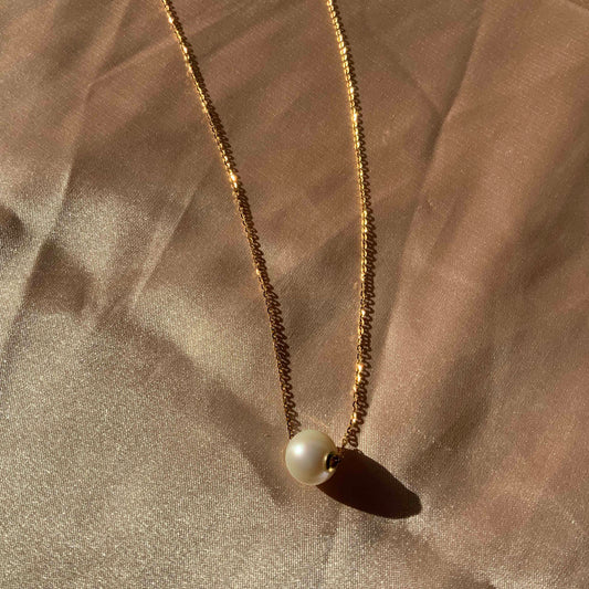 Drift Akoya Pearl Sterling Silver Necklace